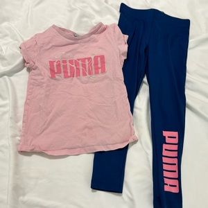 Girls athletic outfit